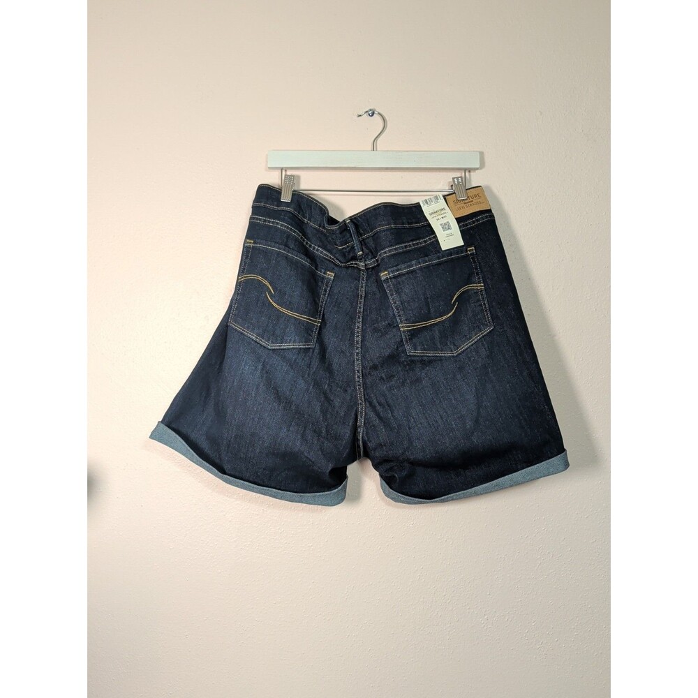 NWT 2 pair Levi Strauss Signature Gold Women's Blue Denim Jean Shorts Size 24 - Picture 4 of 16